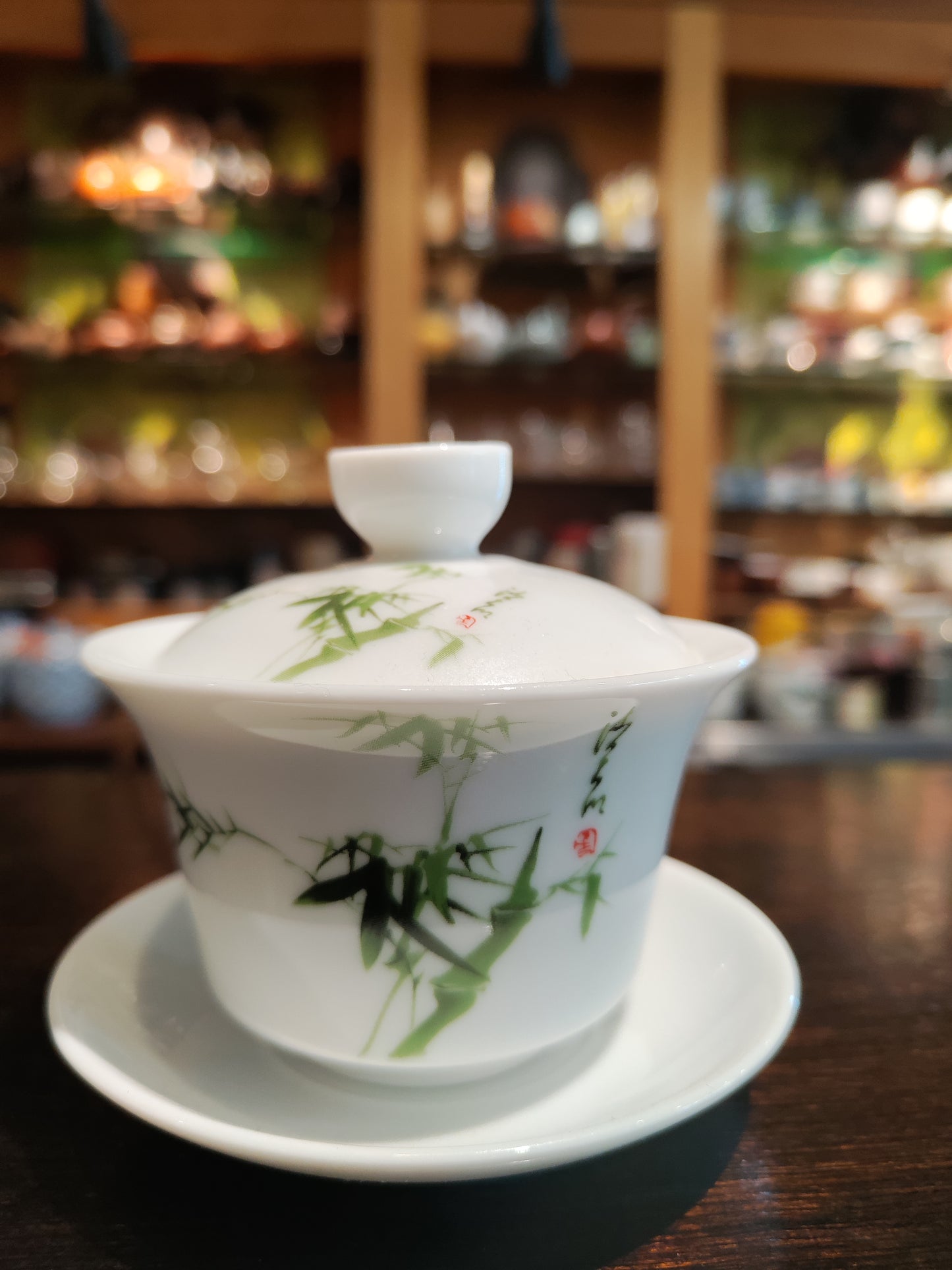 180ml Gaiwan with Bamboo pattern
