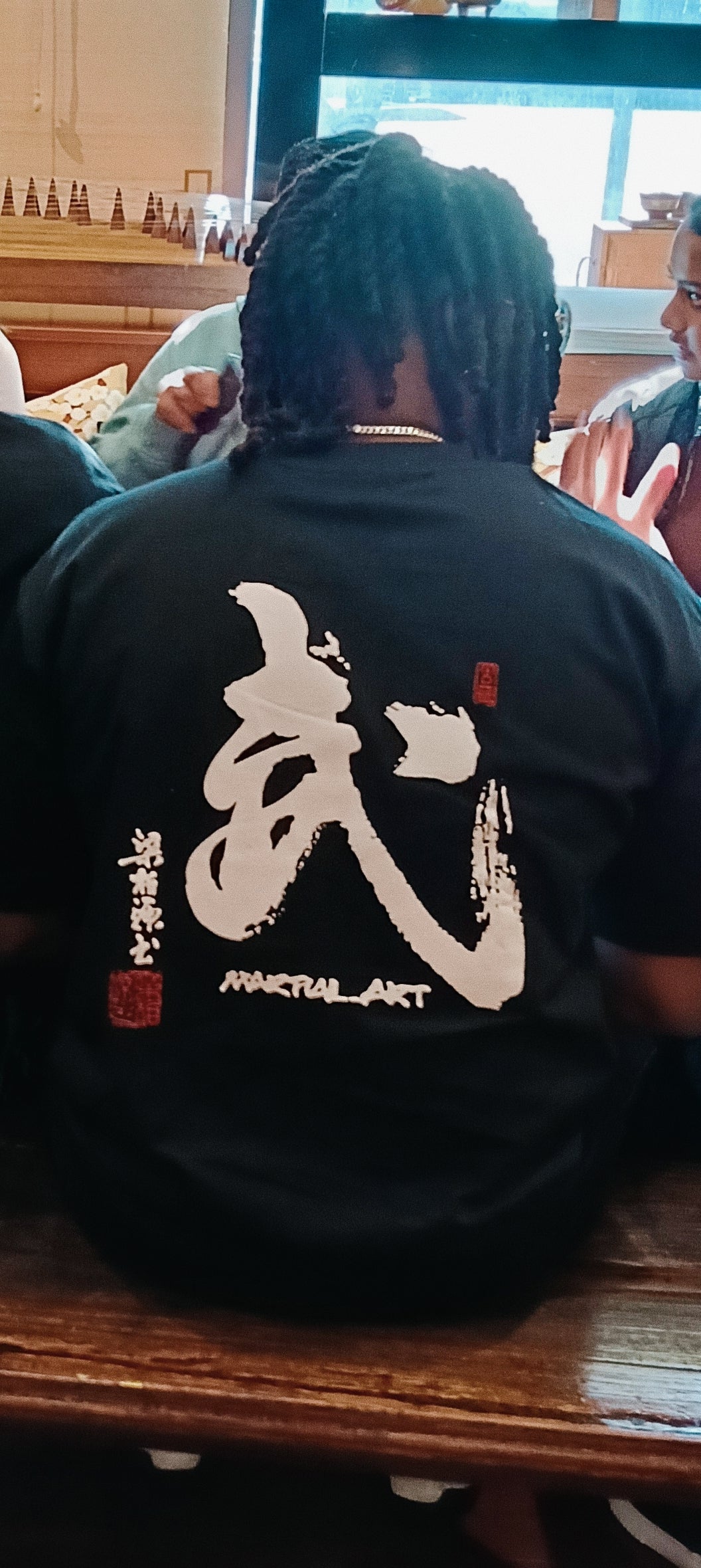 (Martial Art , 武)Exclusive Meaningful Chinese Calligraphy T-Shirt by Raymond Leung @Zensation Teahouse