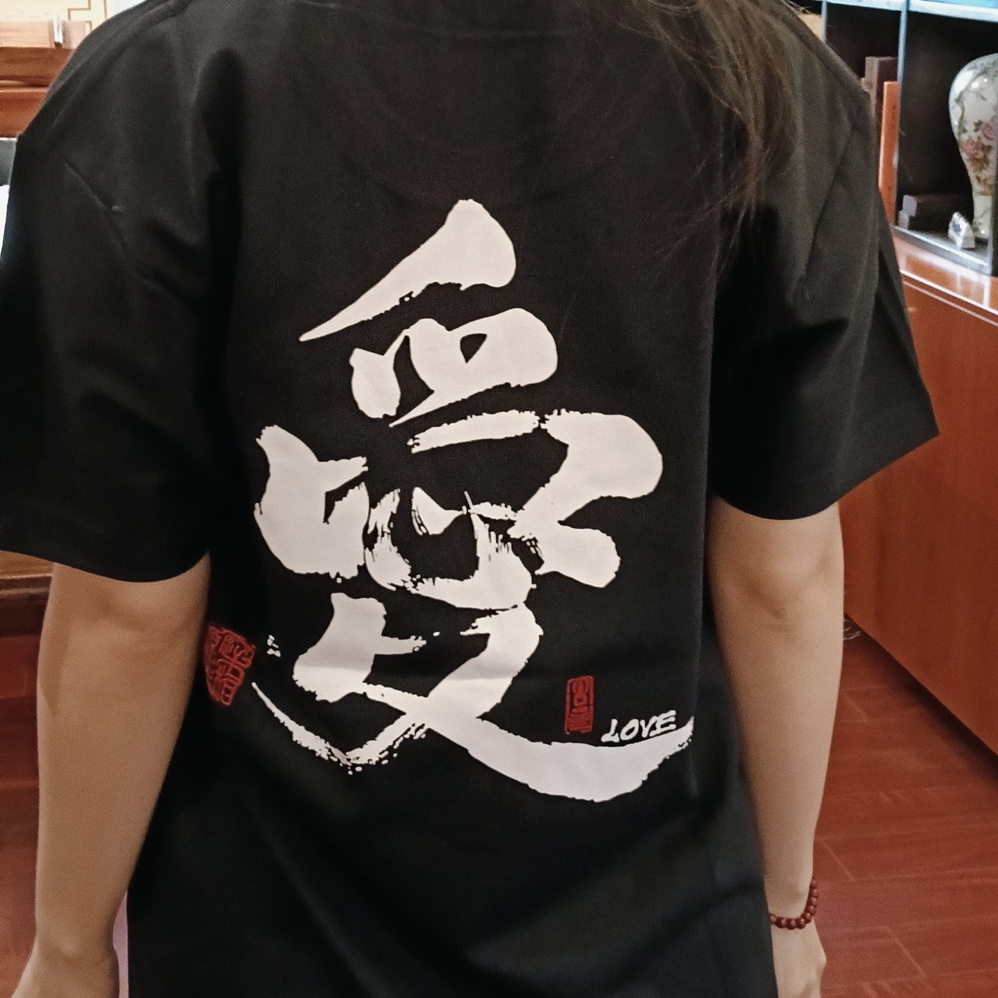 (Love , 愛)Exclusive Meaningful Chinese Calligraphy T-Shirt by Raymond Leung @Zensation Teahouse