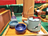 Load image into Gallery viewer, Blue teapot set