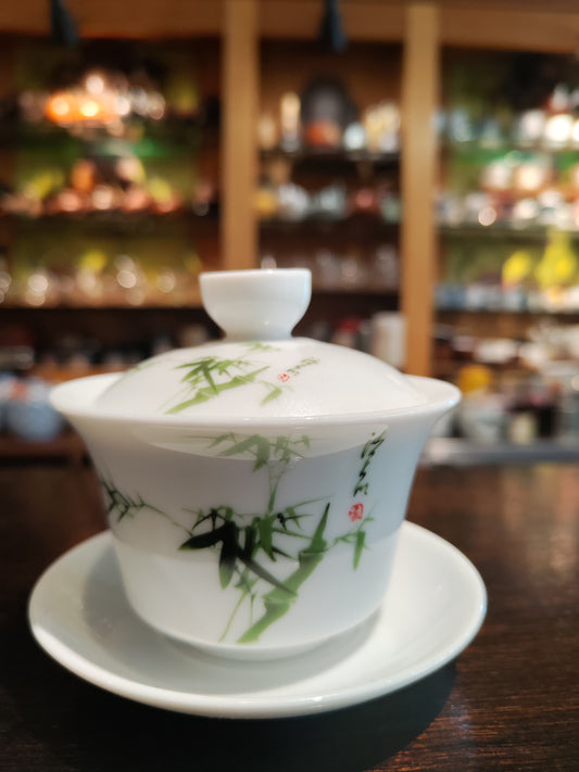180ml Gaiwan with Bamboo pattern