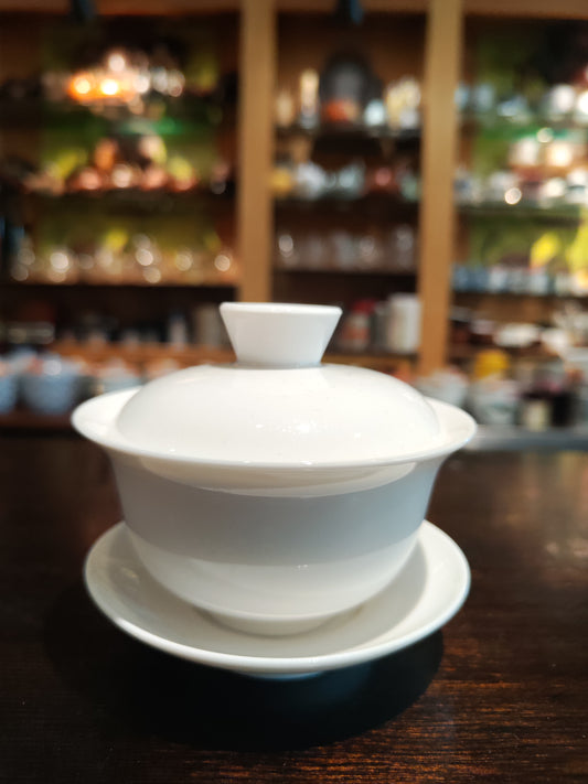 150ml High Quality Pure White Gaiwan