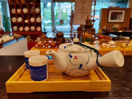 Japanese Teapot set with Tray