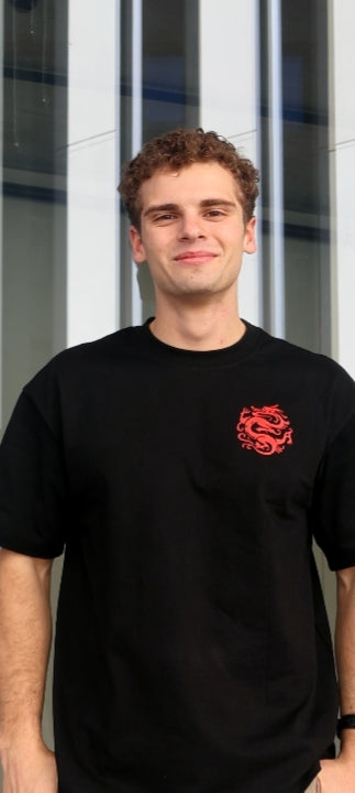 (Dragon , 龍）Exclusive Meaningful Chinese calligraphy T-Shirt by Raymond Leung @Zensation Teahouse