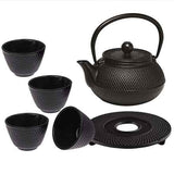 Load image into Gallery viewer, Cast Iron Teapot Set